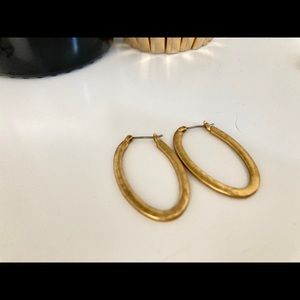 Gold covered earrings